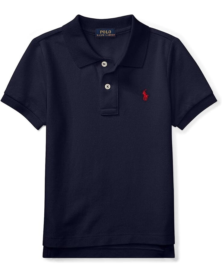 

Поло Polo Ralph Lauren Kids Cotton Mesh Polo Shirt, цвет Refined Navy
