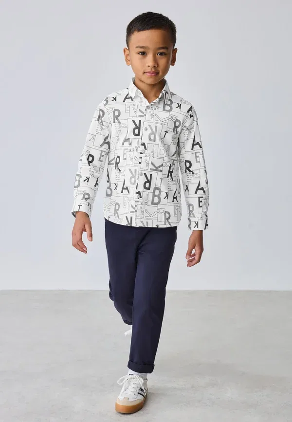 Рубашка Regular fit с принтом Baker By Ted Baker, белый