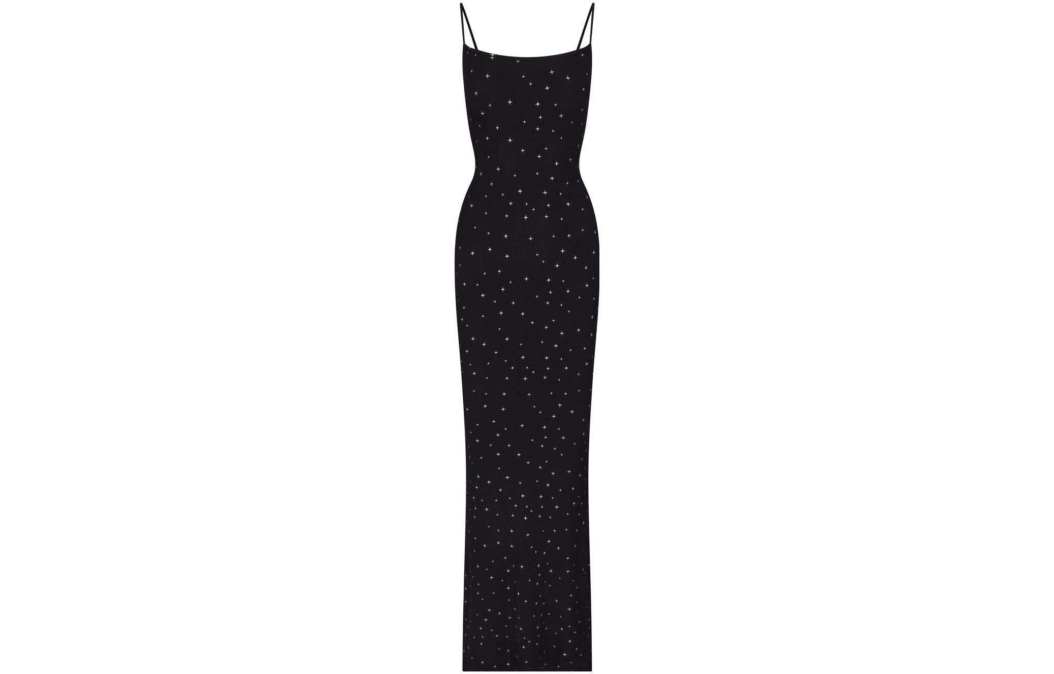 

Skims ONYX SPARKLE PRINT Мягкое Домашнее Длинное Платье-комбинация, ONYX SPARKLE PRINT/Оникс с мерцающим принтом
