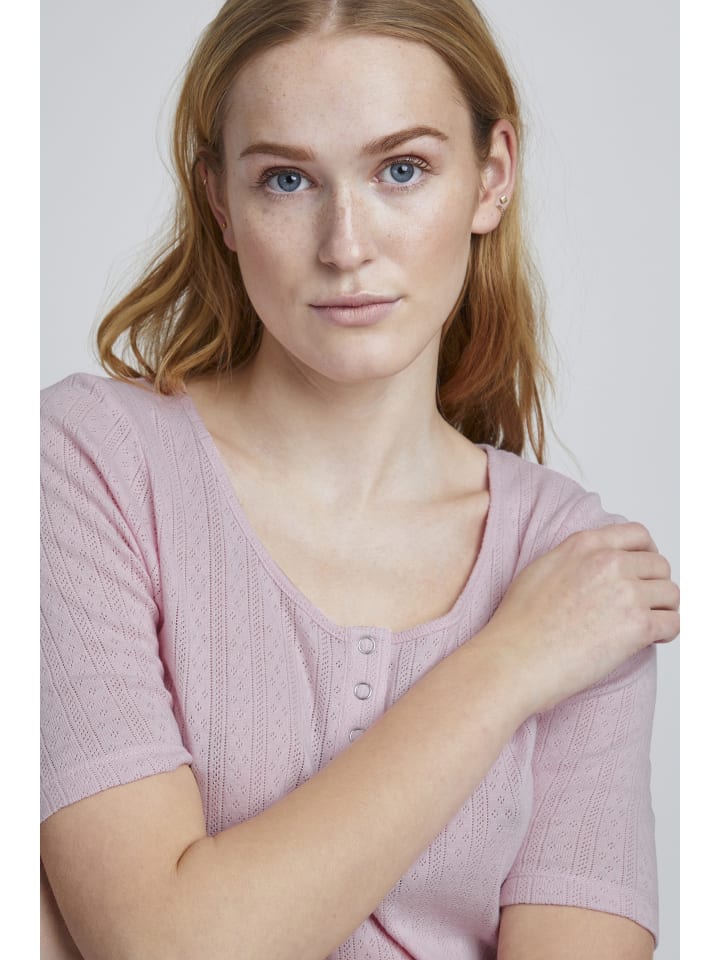 

Футболка BYPRISHA облегающего кроя в цвете Parfait Pink b. young, Розовый, Футболка BYPRISHA облегающего кроя в цвете Parfait Pink b. young