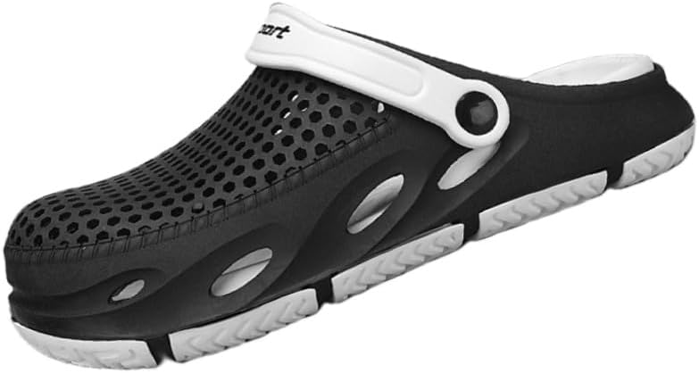 

Мужские сланцы EVA, дышащие, с модным повседневным стилем Fusecottc, черный