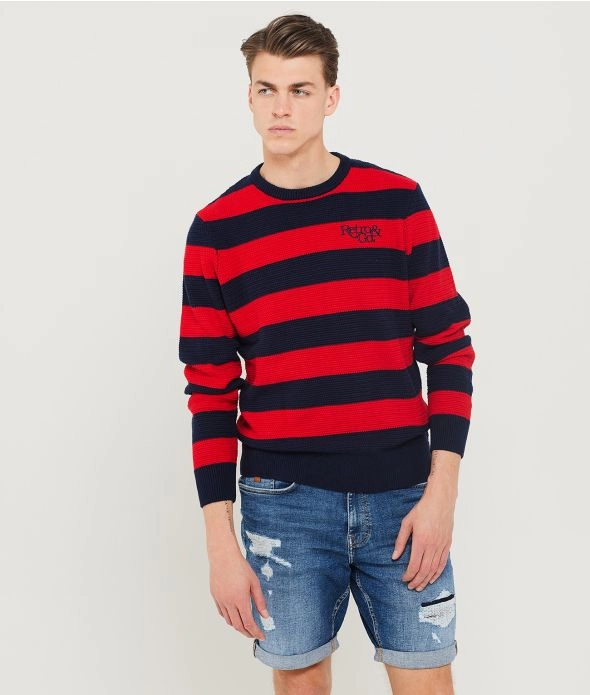

Свитер вязаный Atlantis Retro Jeans, красный