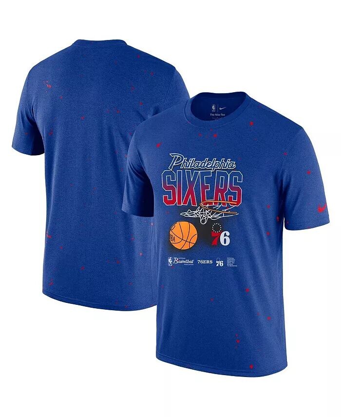 

Мужская футболка Royal Philadelphia 76ers Courtside Splatter Nike