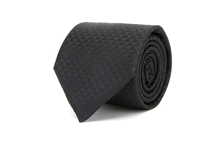 

Галстук с заостренным кончиком Monogram Jacquard EMPORIO ARMANI