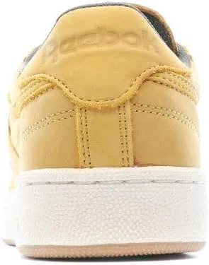 Гимнастические кроссовки Reebok Club C 85 WP для мужчин, Gold Golden Wheat Urban Grey Chalk Gum — фото 3