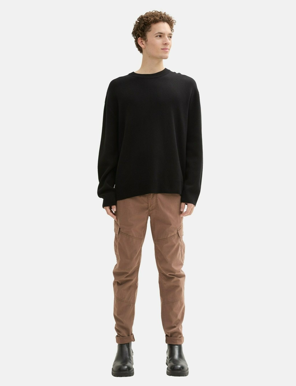 

Брюки REGULAR TOM TAILOR DENIM, бежевый