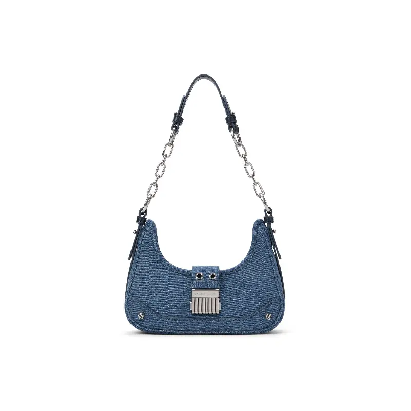 

Charles&Keith CHARLES & KEITH Женская сумка через плечо, Джинсовый синий, темно-синий деним