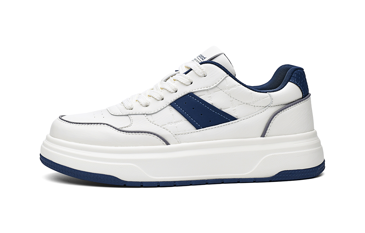 

Мужские дышащие низкие кроссовки для скейтбординга HLA, White Blue