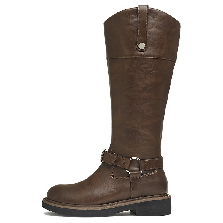 Сапоги женские 4 см BASTO, Brown