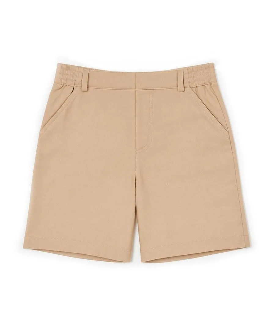 Короткие шорты Little Boy Linen Look Florence Eiseman, темно-бежевый