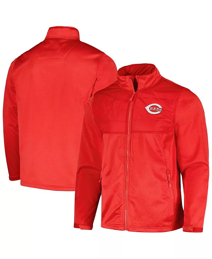 

Мужская худи с молнией Heather Red Cincinnati Reds Explorer Dunbrooke