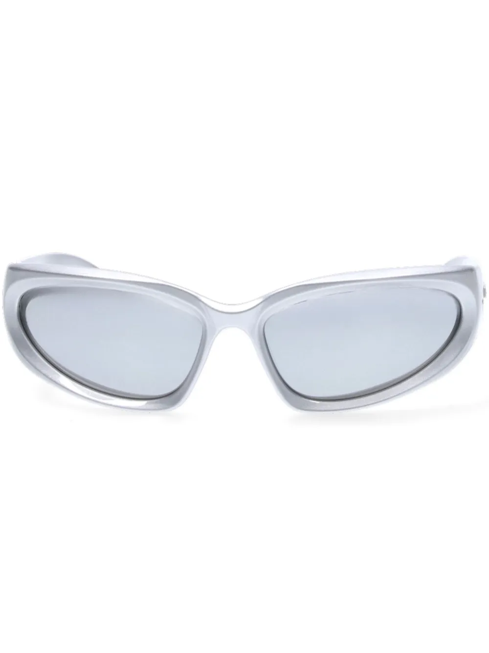 

Солнцезащитные очки с логотипом Balenciaga Eyewear, серебяный