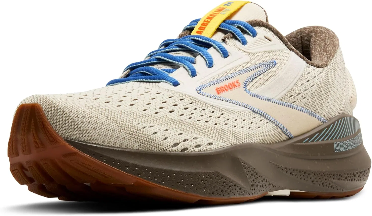 Мужские беговые кроссовки Brooks Adrenaline GTS 24 с поддерживающей подошвой, Major Seedpearl Cyber