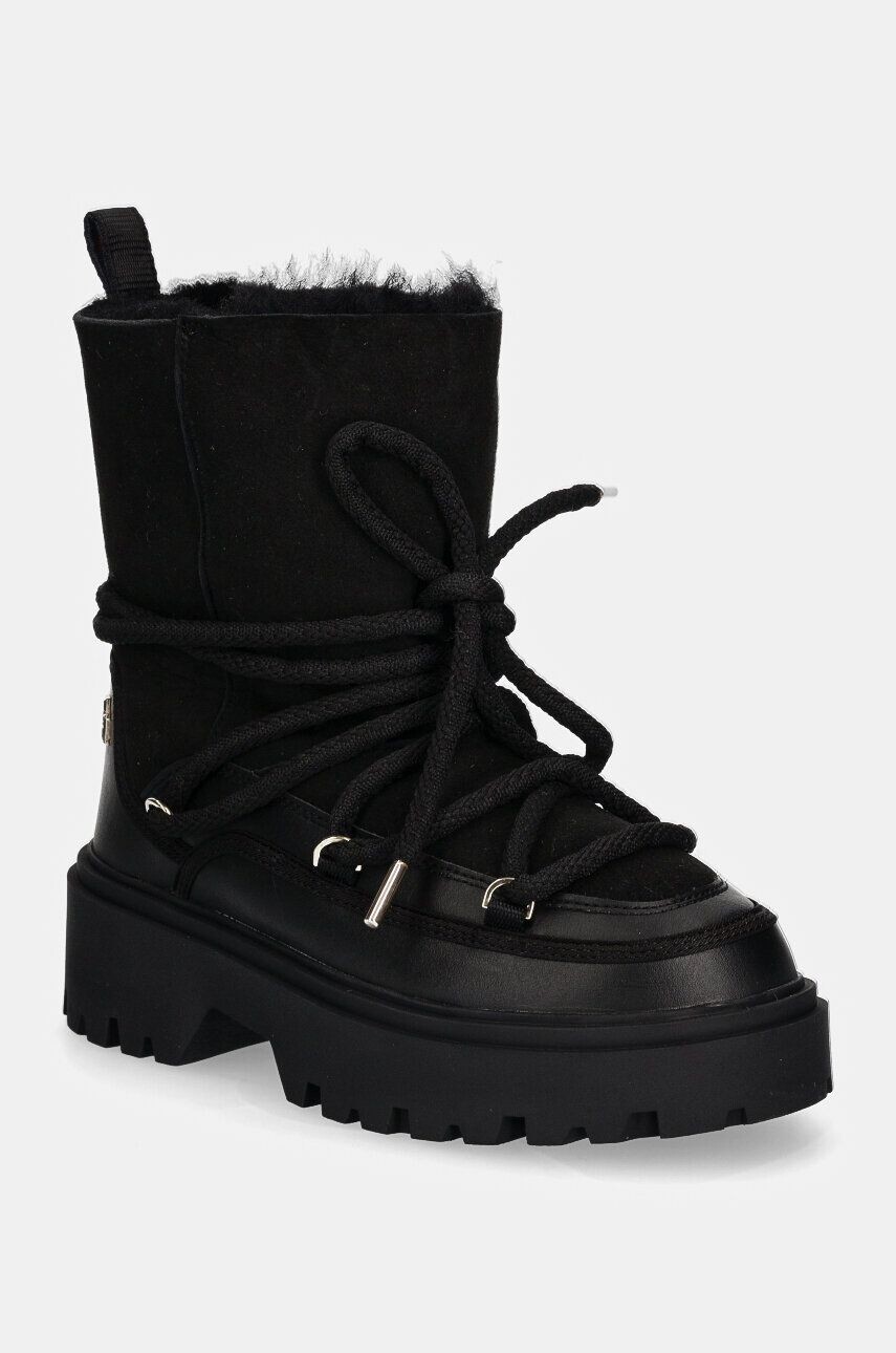 

Зимние ботинки Tommy Hilfiger REAL SEARLING SNOWBOOT на шнуровке, черный
