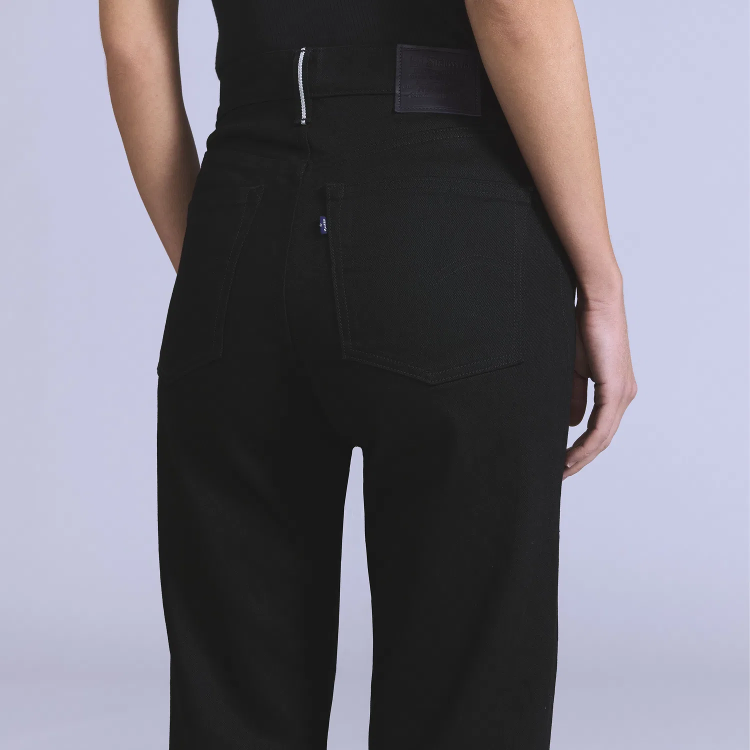 Женские джинсы-колумки Levi's Blue Tab, Black — фото 3