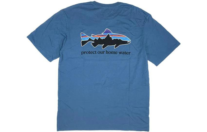 Футболка American Vintage мужская Patagonia, Wavy Blue/WAVB