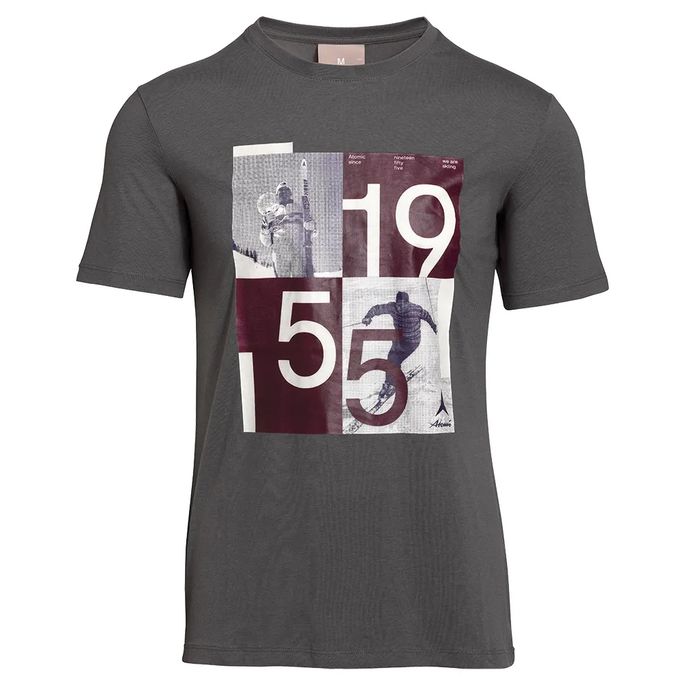 

Футболка с коротким рукавом Atomic Graphic 1955, серый