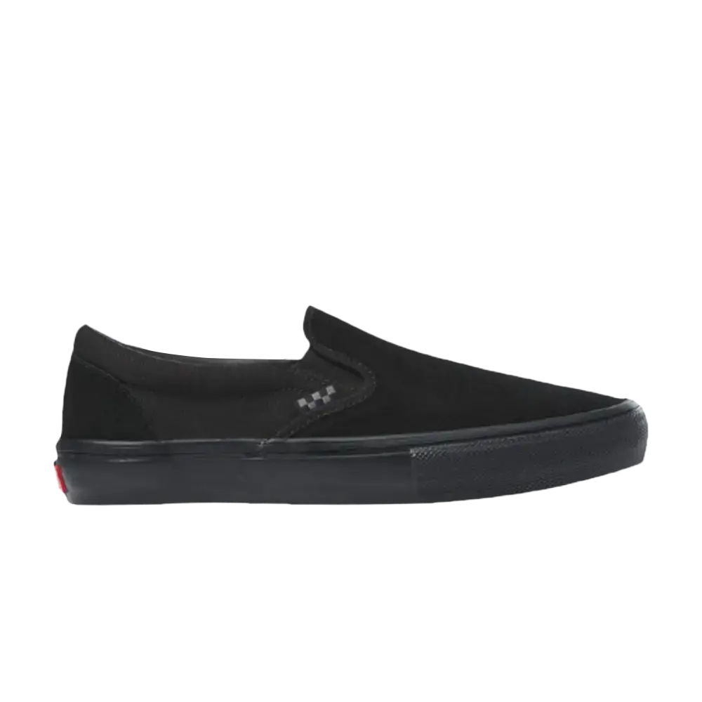 Скейт-слипоны Vans, черный