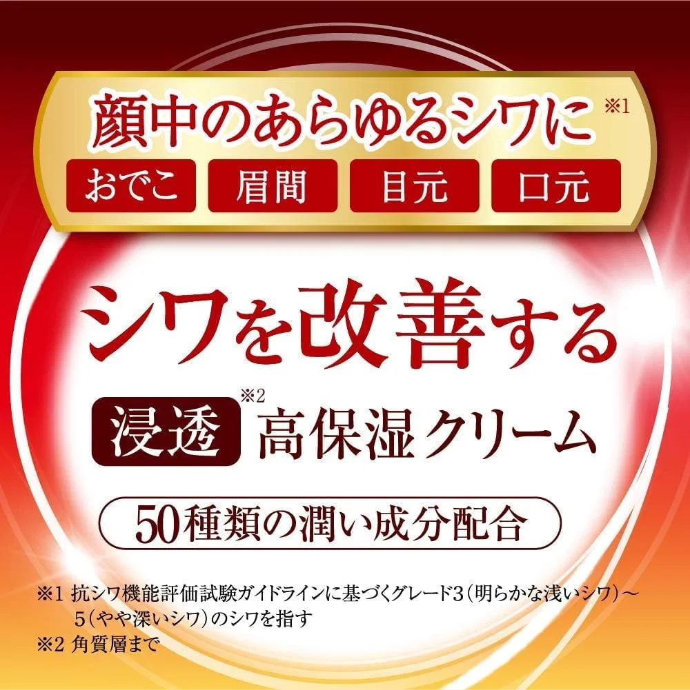 Набор для ухода за кожей 50 no Megumi Medicated Wrinkle Cream 90 г, 42 шт, Kunutonn — фото 3