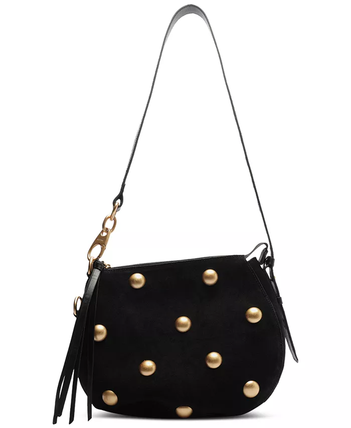 

Сумка через плечо Jamie Medium Suede Arezzo, черный