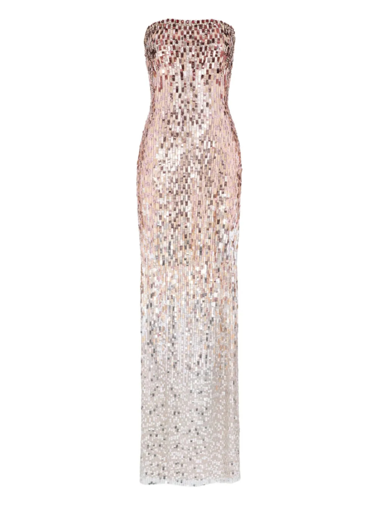 

Jenny Packham платье макси Lucille, серый