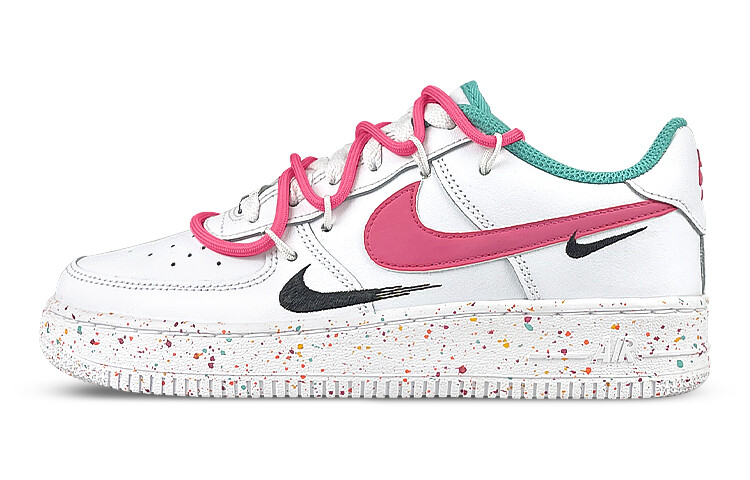 

Кроссовки Nike Air Force 1 Skateboard Shoes Women's Low-Top White Pink