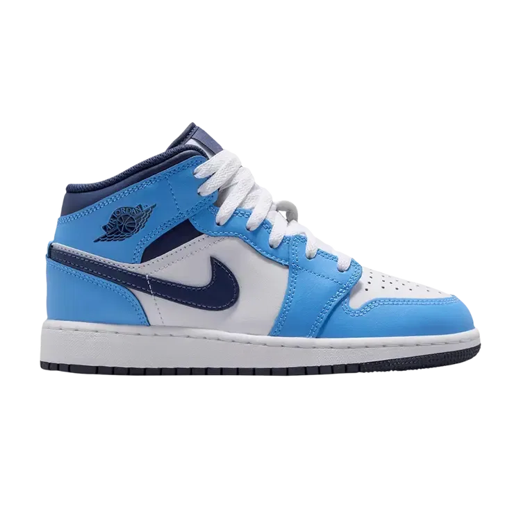 Кроссовки Air Jordan 1 Mid GS, синий