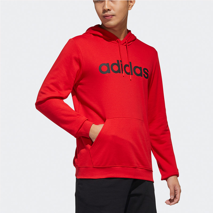 Свитшот мужской светло-алый Adidas Neo, Light Scarlet — фото 4