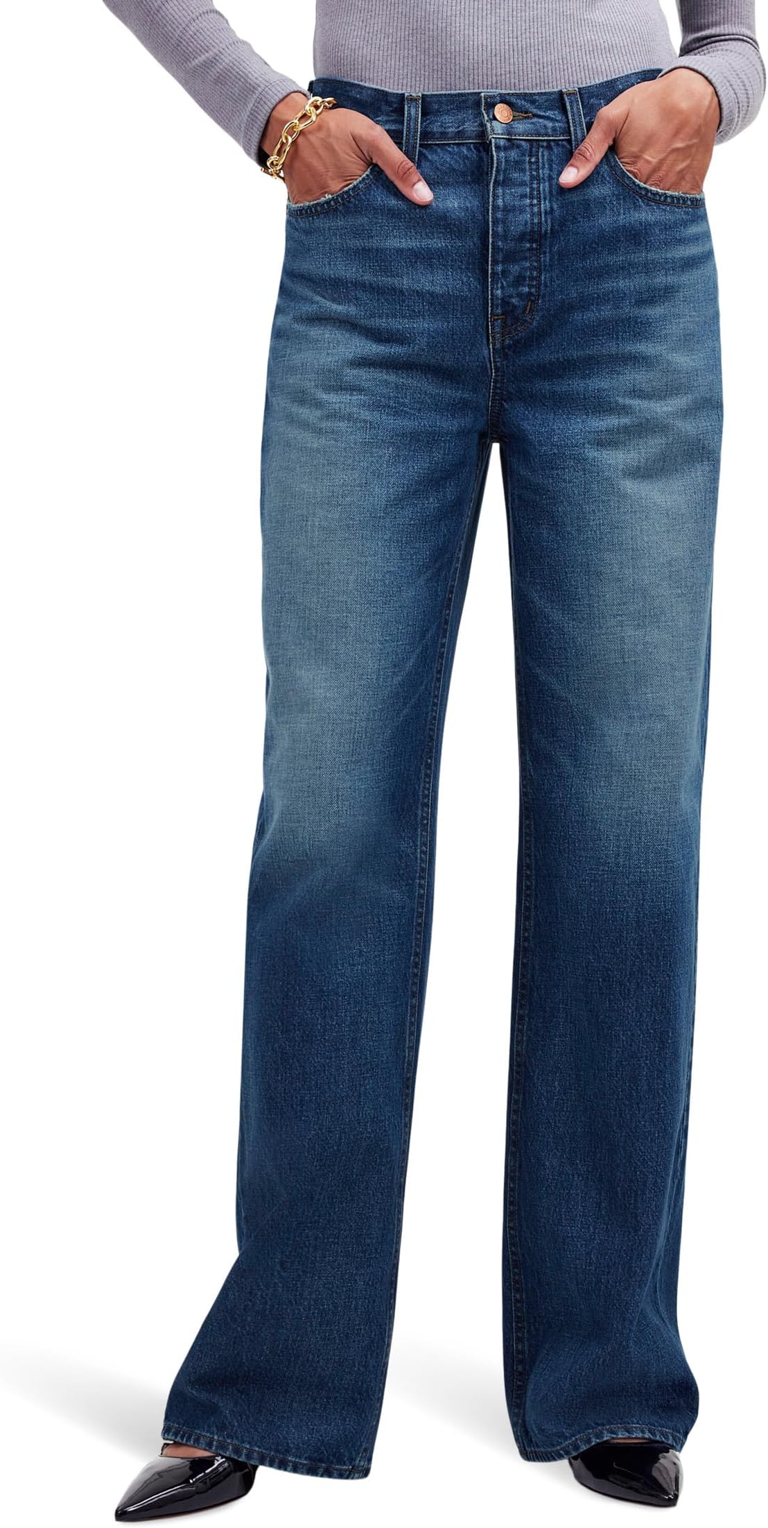 

Джинсы Madewell Low-Slung Baggy Jeans In Moffat Wash, цвет Moffatt Wash