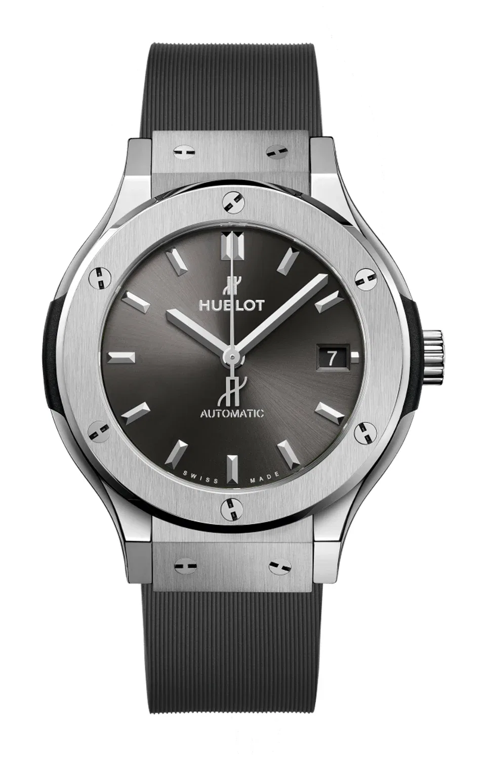Классик Фьюжн Рейсинг Грей Титан 38 мм - 565.NX.7071.RX HUBLOT, черный