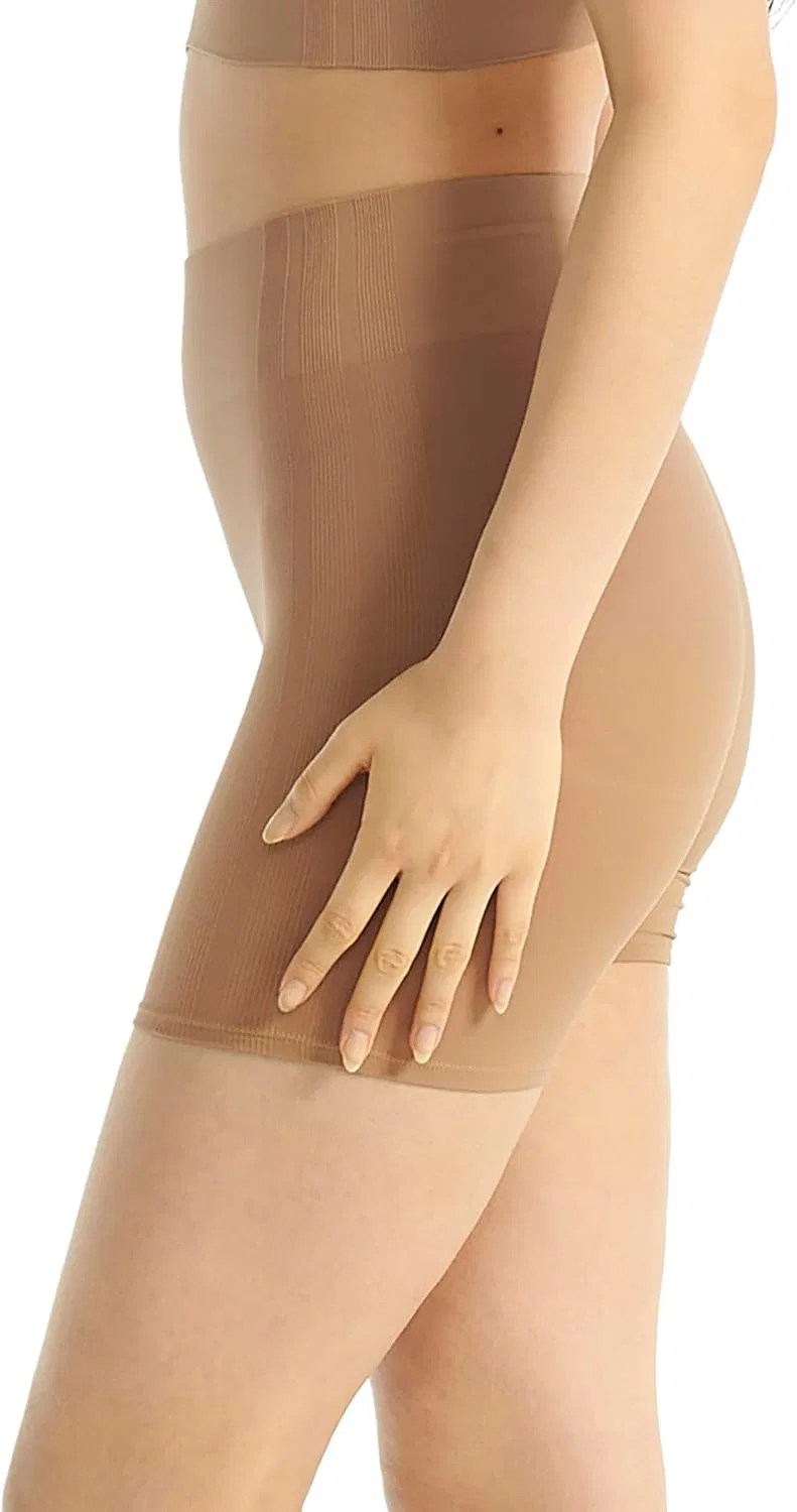 Шорты Active Seamless Micro Stretch Smoothing Short, adidas, Toasted Almond — фото 3