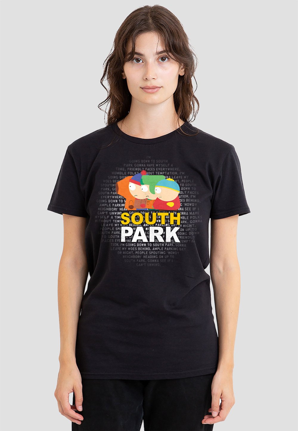

Футболка с принтом SOUTH PARK LYRICS Cotton Soul, черный