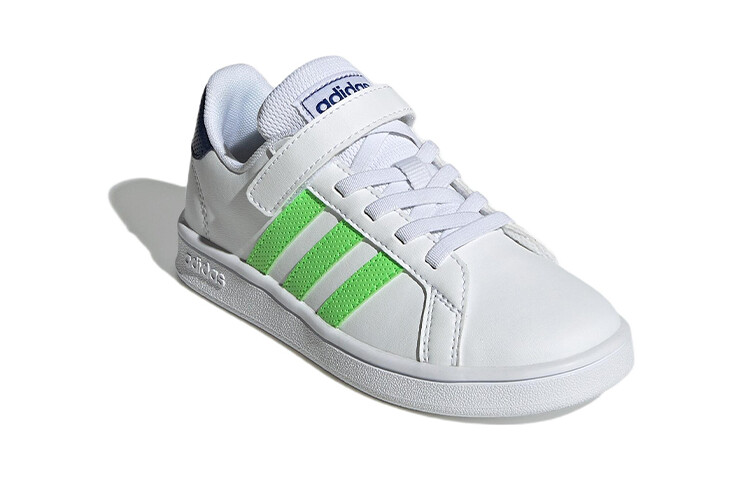 GRAND COURT Детские кроссовки для скейтбординга PS Low-top Белые/зеленые Adidas Neo — фото 3