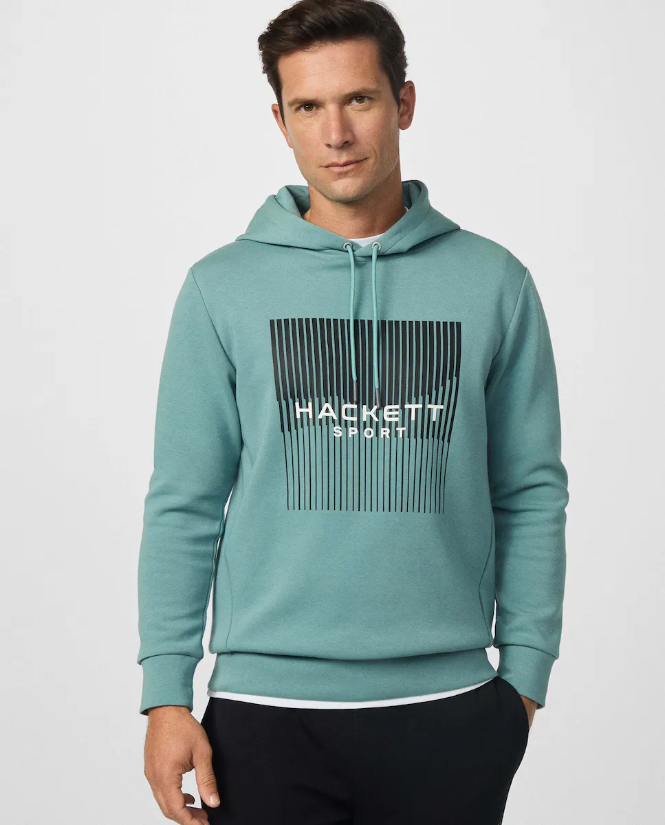 

Толстовка HACKETT HS CLUB HOODY, зеленый