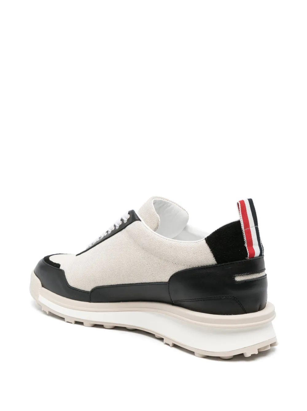Кроссовки Alumni на шнуровке со вставками THOM BROWNE, нейтральный — фото 3