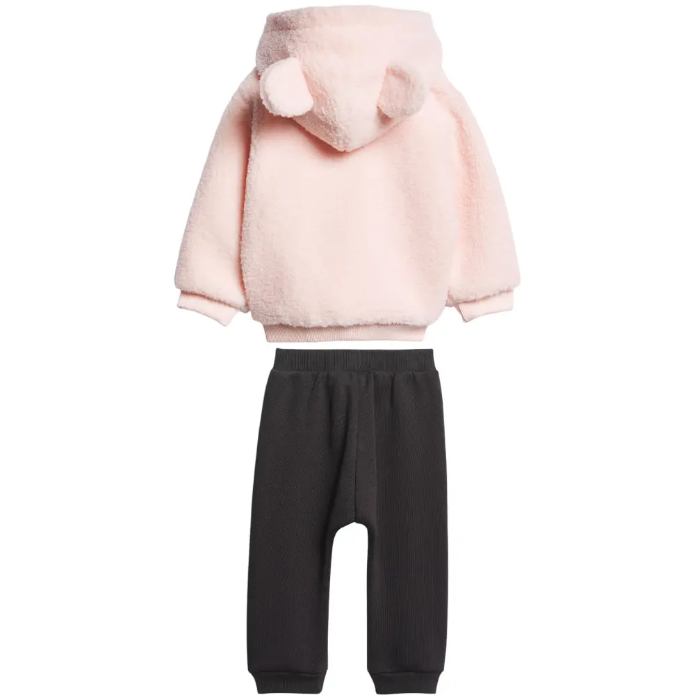 Детский спортивный комплект Casual Sportswear 2 Piece Set Adidas, розовый/черный — фото 4