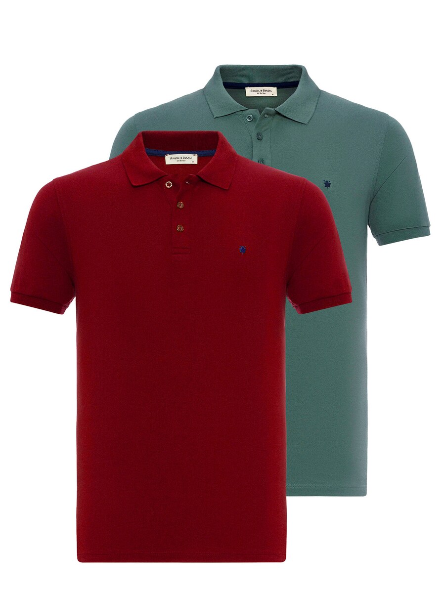 

Рубашка Anou Anou, цвет Dark green/Burgundy