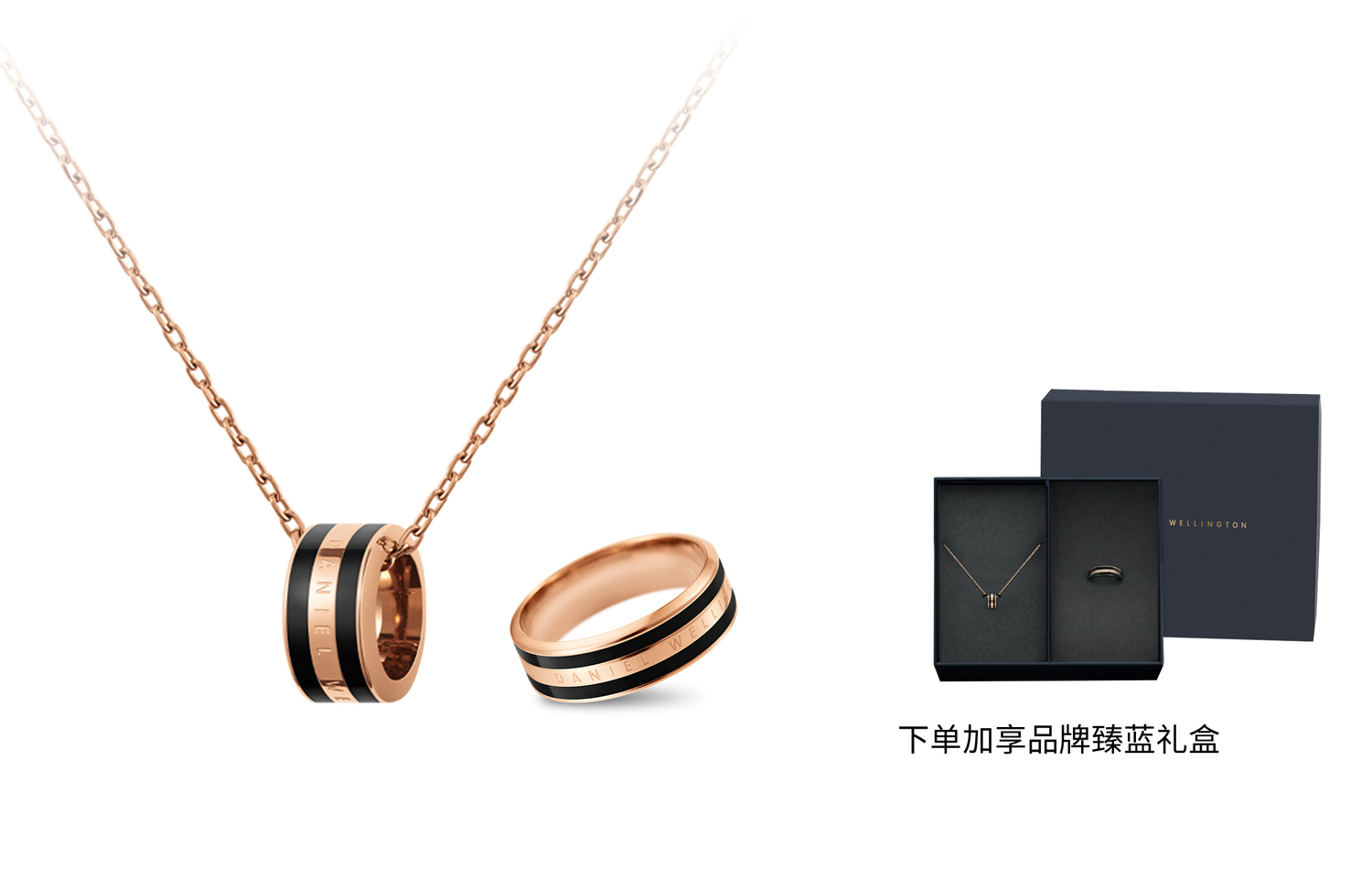 

DW/DanielWellington Кулоны Daniel Wellington Alloy унисекс Black Gold и Black Gold