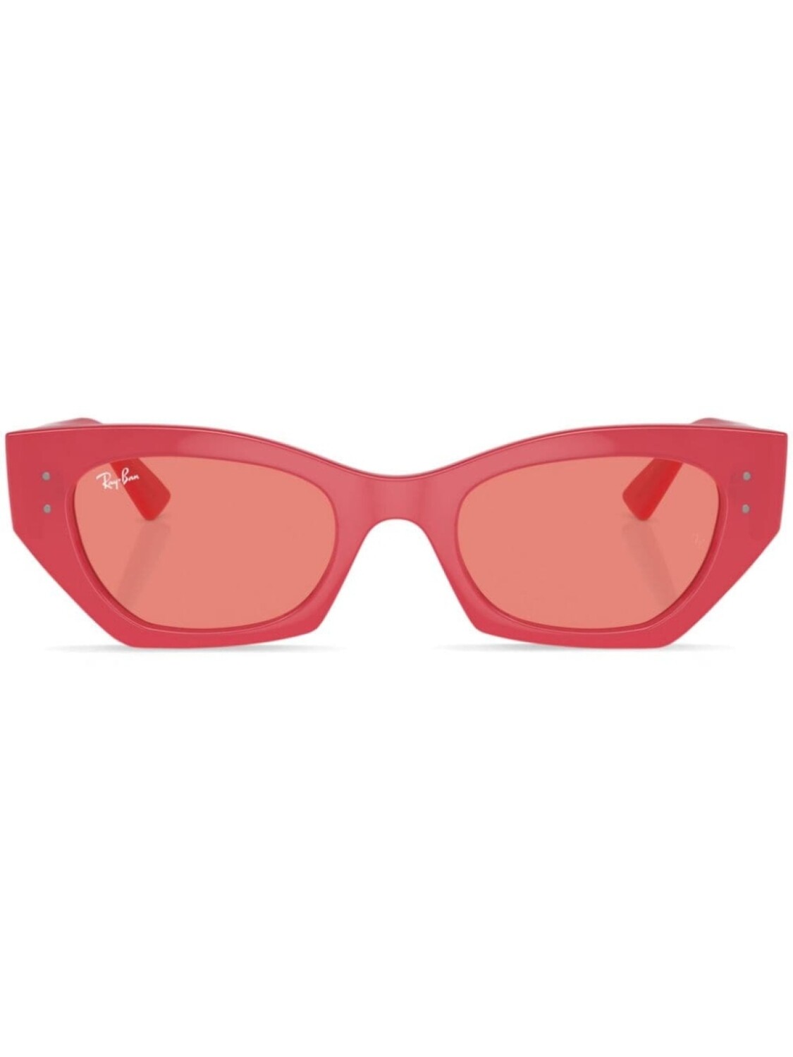 

Ray-Ban солнцезащитные очки Zena в геометричной оправе, красный