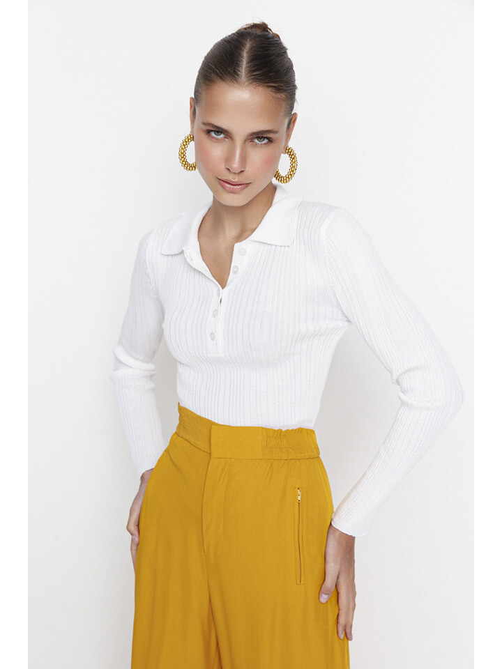 

Поло trendyol, белый