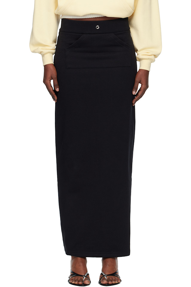 

Спортивная юбка миди Coperni, черный