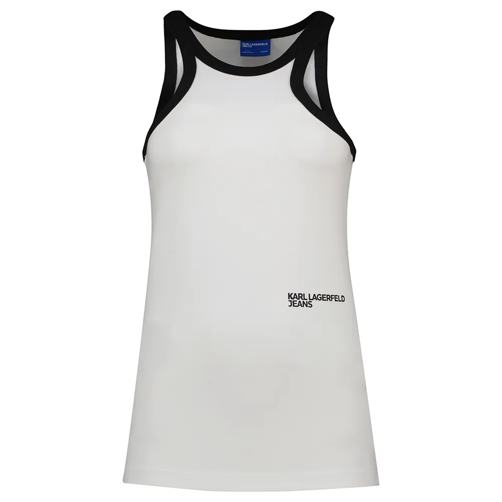 

Футболка без рукавов Karl Lagerfeld Milano Racer, белый