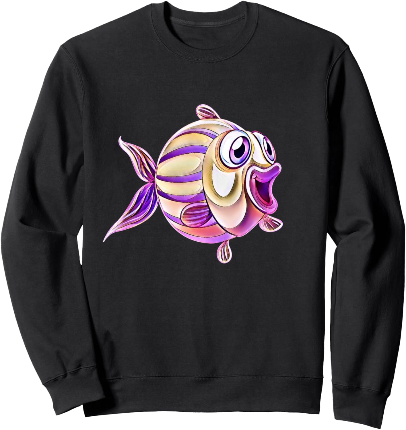 

Милая толстовка с декоративным рисунком в виде рыбок Best Fishes Merch Gift - Men Women Kids Boy Girl, черный