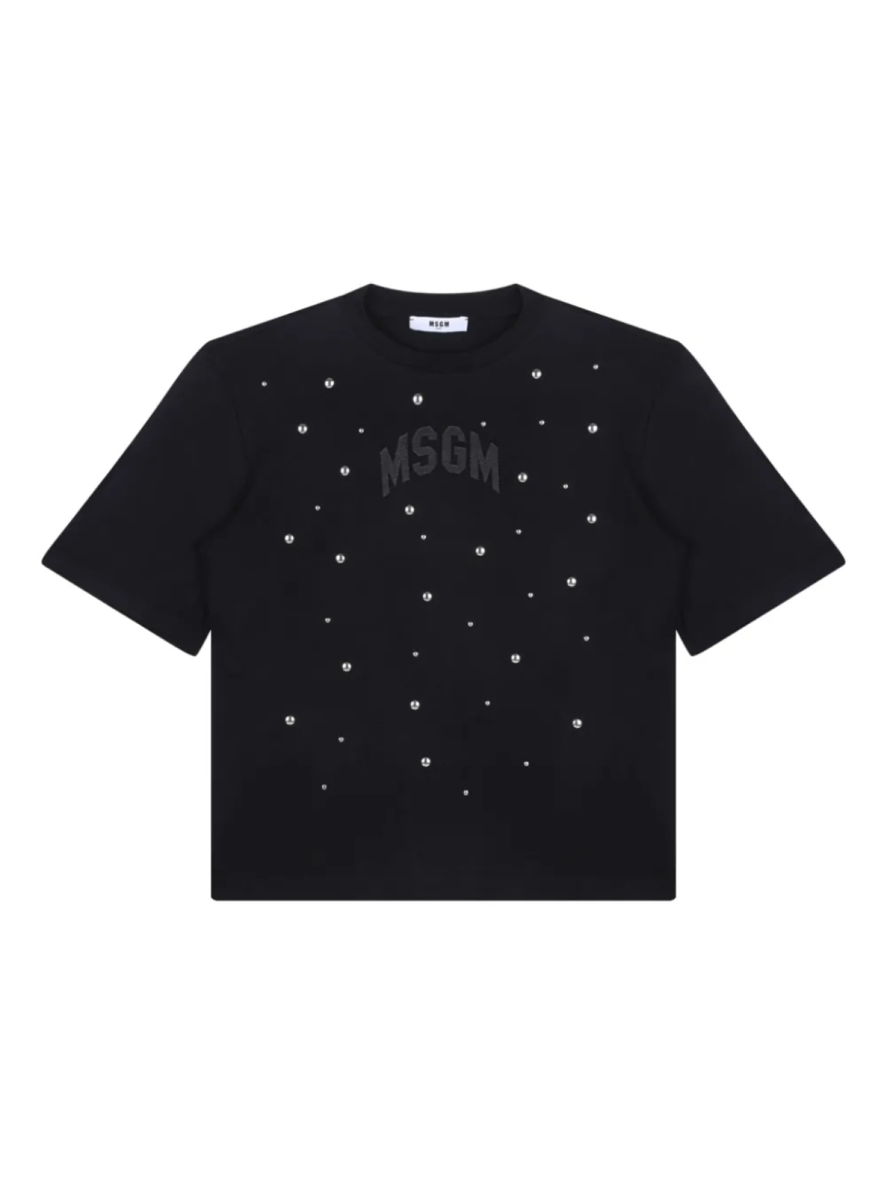 

Футболка из хлопка MSGM Kids, черный