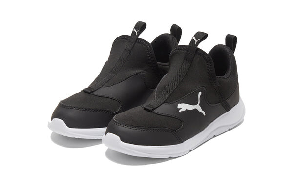 Кроссовки fun racer slip-on 'black white' Puma, черный — фото 3