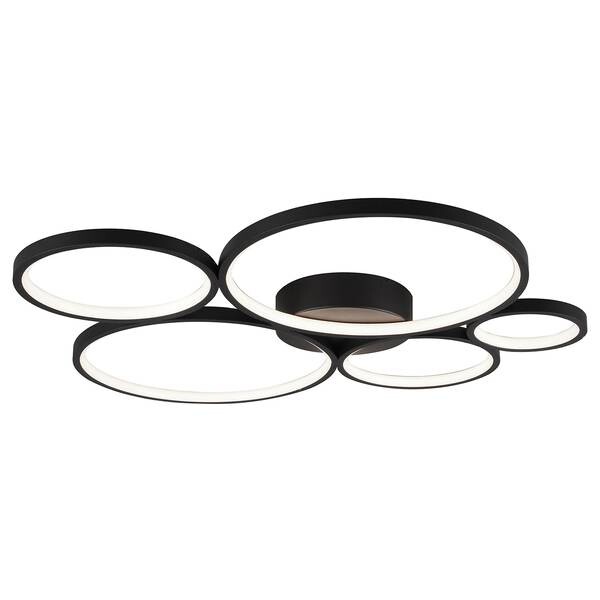 

Светодиодный потолочный светильник Trio Rondo, черный