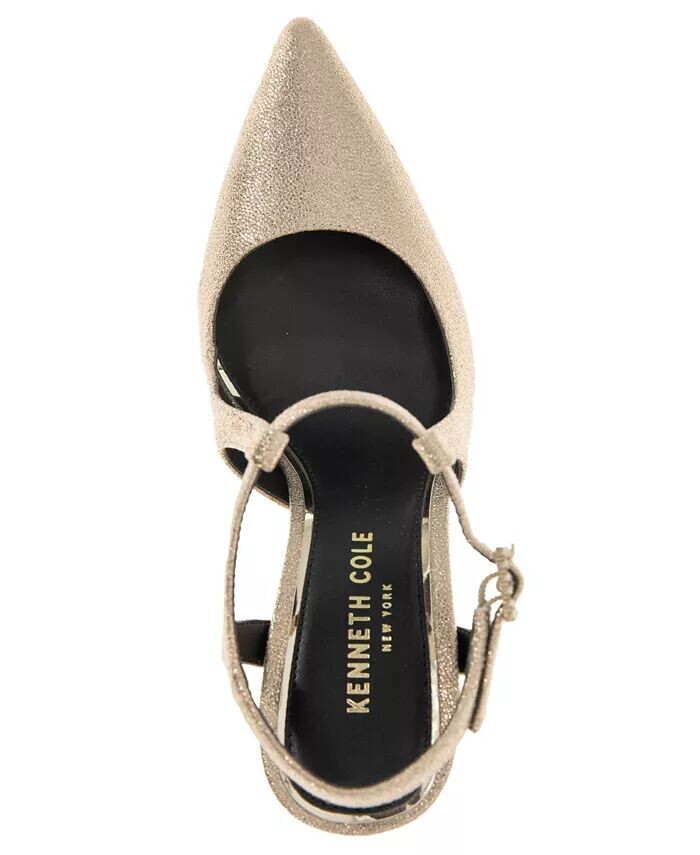 Женские туфли-лодочки Romi с ремешком на спине Kenneth Cole New York, золото — фото 4