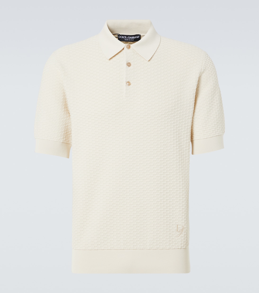 

DG вязаная хлопковая поло Dolce&Gabbana, Very Light Beige