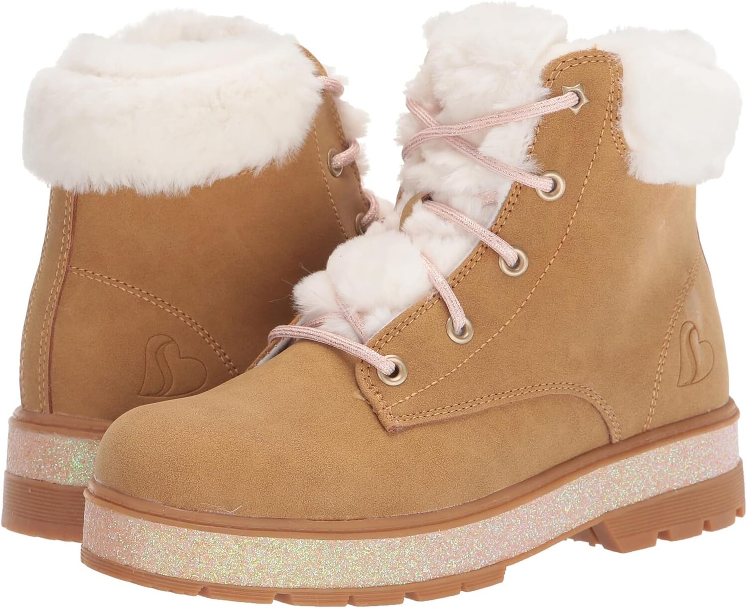 

Ботинки на шнуровке Street Glitz 310952L SKECHERS KIDS, цвет Chestnut