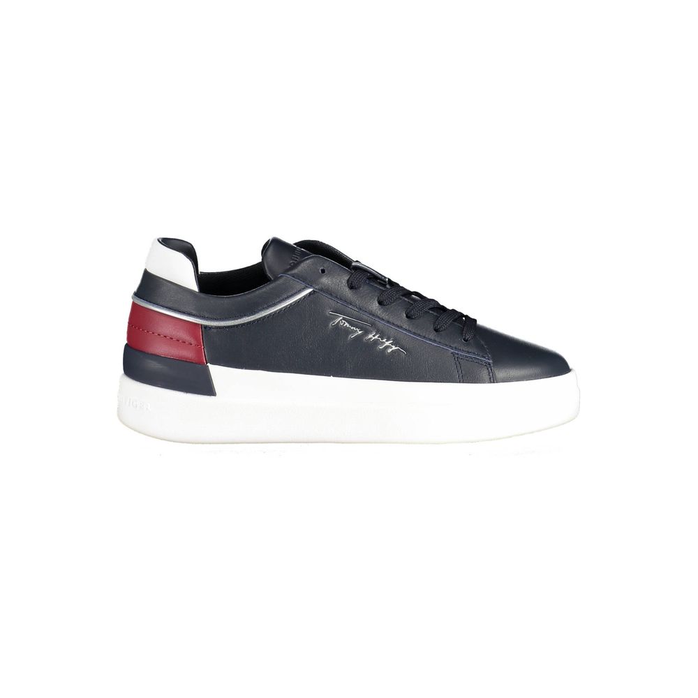 Синие кроссовки из полиэстера Tommy Hilfiger, синий